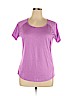 Reebok 100% Polyester Purple Active T-Shirt Size XL - photo 1