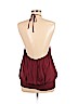 Rebecca Minkoff 100% Silk Burgundy Sleeveless Silk Top Size M - photo 2