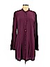 Eileen Fisher 100% Silk Purple Long Sleeve Silk Top Size M - photo 1