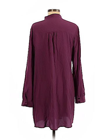 Eileen Fisher Long Sleeve Silk Top (view 2)