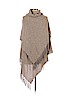 Repeat Cashmere 100% Cashmere Tan Poncho Size S - photo 2