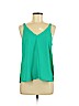 Topshop Green Sleeveless Blouse Size 8 - photo 1