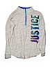 Justice Gray Fleece Jacket Size 18 - 20 - photo 1
