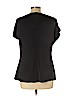 Reiss 100% Polyester Black Short Sleeve Blouse Size 10 - photo 2
