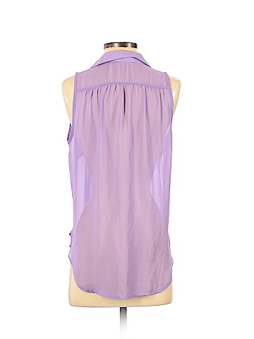 Lush Sleeveless Button-Down Shirt (view 2)