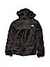 The North Face 100% Polyester Gray Zip Up Hoodie Size M (kids) - photo 2