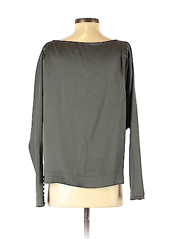 Garbe Luxe Long Sleeve Silk Top (view 2)