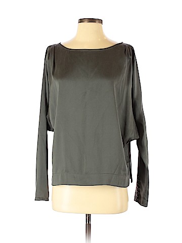 Garbe Luxe Long Sleeve Silk Top (view 1)