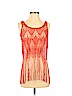 American Rag Cie 100% Acetate Orange Sleeveless Top Size S - photo 1