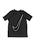 Nike 100% Polyester Black Active T-Shirt Size L (kids) - photo 1