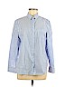H&M 100% Cotton Blue Long Sleeve Button-Down Shirt Size 6 - photo 1