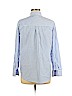 H&M 100% Cotton Blue Long Sleeve Button-Down Shirt Size 6 - photo 2