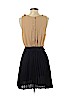Double Zero 100% Polyester Tan Cocktail Dress Size L - photo 2