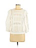 H&M 100% Viscose Ivory 3/4 Sleeve Blouse Size 6 - photo 1
