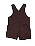 Carter's 100% Cotton Solid Brown Overall Shorts 9-12 MO / 12 MO - photo 2