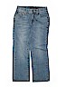 Lucky Brand 100% Cotton Solid Blue Jeans Size 8 - photo 1