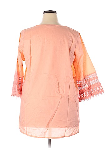 Woman Within Long Sleeve Top (view 2)