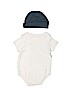 First Impressions 100% Cotton White Short Sleeve Onesie Size 3-6 mo - photo 2