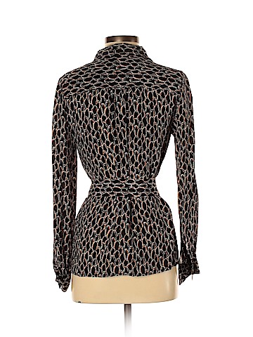 Falcon & Bloom Long Sleeve Silk Top (view 2)