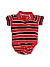 First Impressions 100% Cotton Stripes Red Short Sleeve Outfit 9-12 MO / 12 MO - photo 1