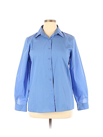 Foxcroft Long Sleeve Button-Down Shirt (view 1)