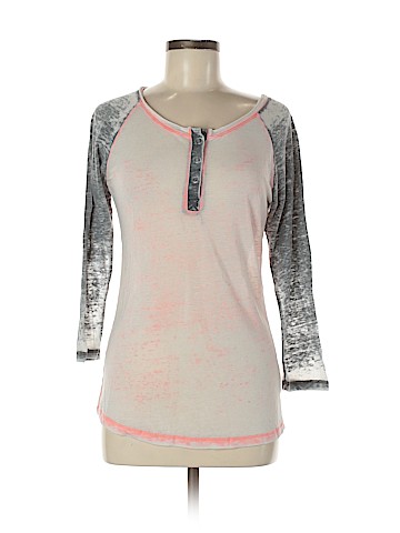 Delia's 3/4 Sleeve Henley (view 1)