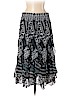 Etcetera 100% Nylon Black Casual Skirt Size 8 - photo 2