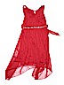 Crystal Doll 100% Polyester Solid Red Special Occasion Dress Size 12 - photo 1