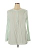 Ann Taylor LOFT 100% Rayon Green Long Sleeve Blouse Size XL - photo 1