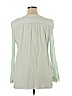 Ann Taylor LOFT 100% Rayon Green Long Sleeve Blouse Size XL - photo 2