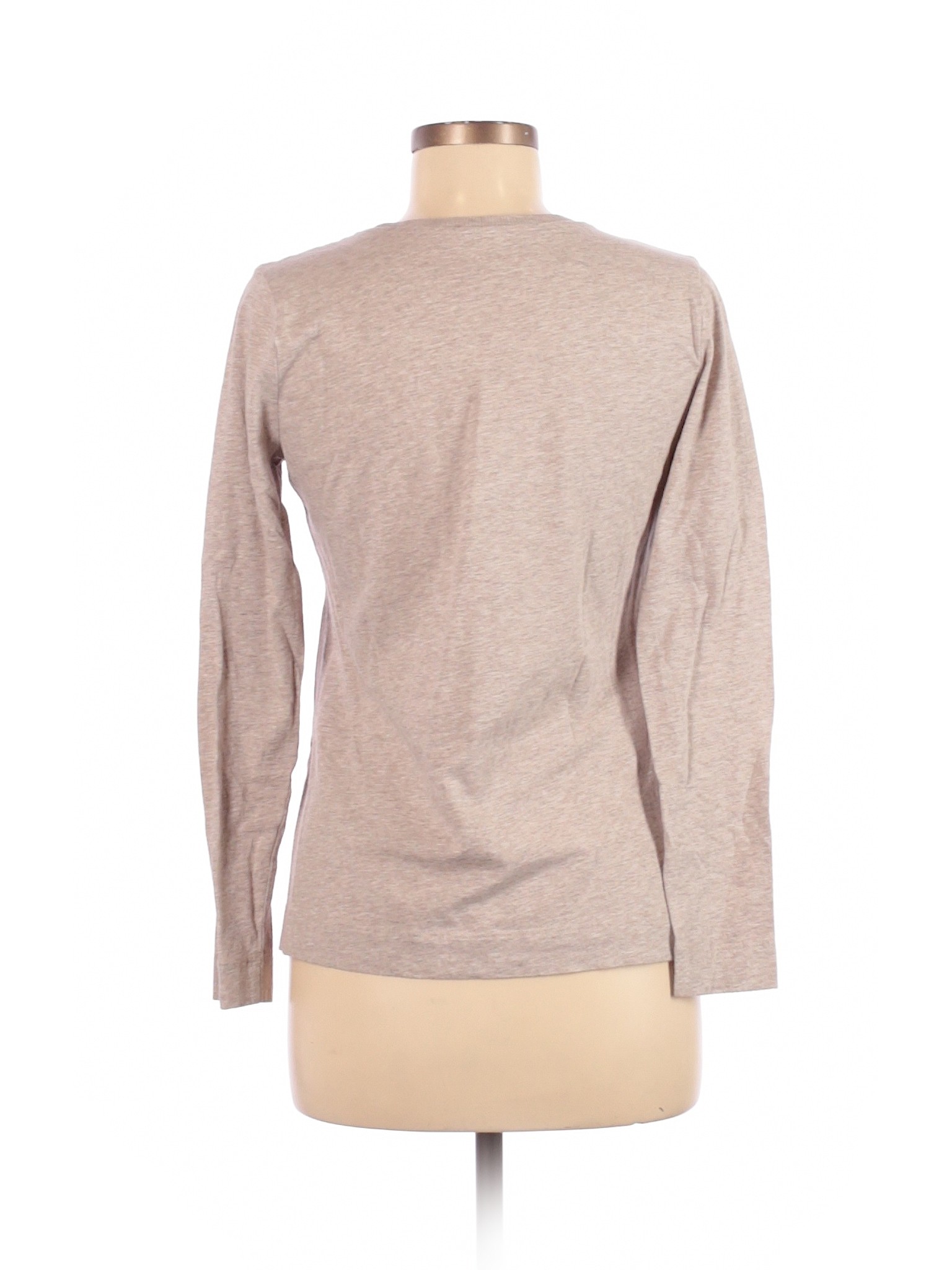 Ann Taylor LOFT Women Brown Long Sleeve T-Shirt M | eBay