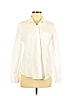 Victoria's Secret White Long Sleeve Button-Down Shirt Size M - photo 1