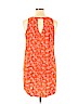 Old Navy 100% Rayon Orange Casual Dress Size XL - photo 2