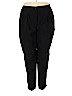 Silhouettes 100% Polyester Black Dress Pants Size 22 - photo 1