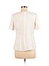 Ann Taylor 100% Polyester Ivory Short Sleeve Blouse Size 6 (petite) - photo 2