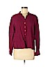 Eileen Fisher Burgundy Jacket Size M - photo 1