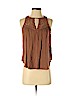American Eagle Outfitters 100% Viscose Brown Sleeveless Blouse Size XS - photo 1
