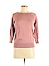 DKNY Pink Silk Pullover Sweater Size Med/L - photo 1