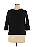 Elle Black 3/4 Sleeve Top Size XL - photo 1