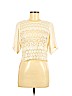 Forever 21 Ivory Short Sleeve Blouse Size S - photo 1