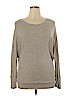 Lucy & Laurel 100% Cotton Tan Long Sleeve Top Size XL - photo 1