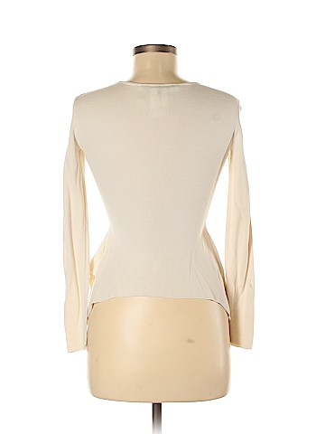 BCBGMAXAZRIA Long Sleeve Silk Top (view 2)