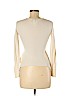 BCBGMAXAZRIA Ivory Long Sleeve Silk Top Size XXS - photo 2