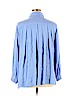 North Style 100% Rayon Blue Long Sleeve Button-Down Shirt Size XL - photo 2