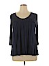 Lauren Conrad Blue 3/4 Sleeve Top Size XL - photo 1