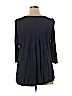 Lauren Conrad Blue 3/4 Sleeve Top Size XL - photo 2