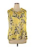 Elementz 100% Polyester Yellow Sleeveless Blouse Size XL - photo 1