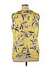 Elementz 100% Polyester Yellow Sleeveless Blouse Size XL - photo 2