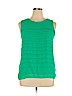 Dana Buchman 100% Polyester Green Sleeveless Blouse Size XL - photo 1