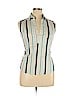 Express White Sleeveless Blouse Size 14 - photo 1